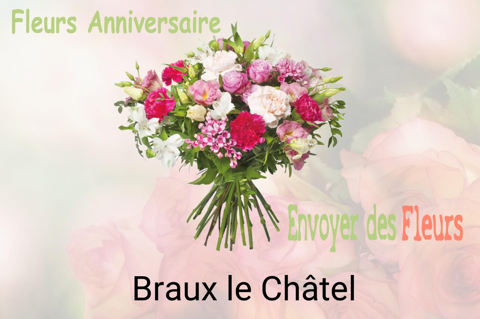 Bouquet de fleurs d’anniversaire livré à Braux-le-Châtel