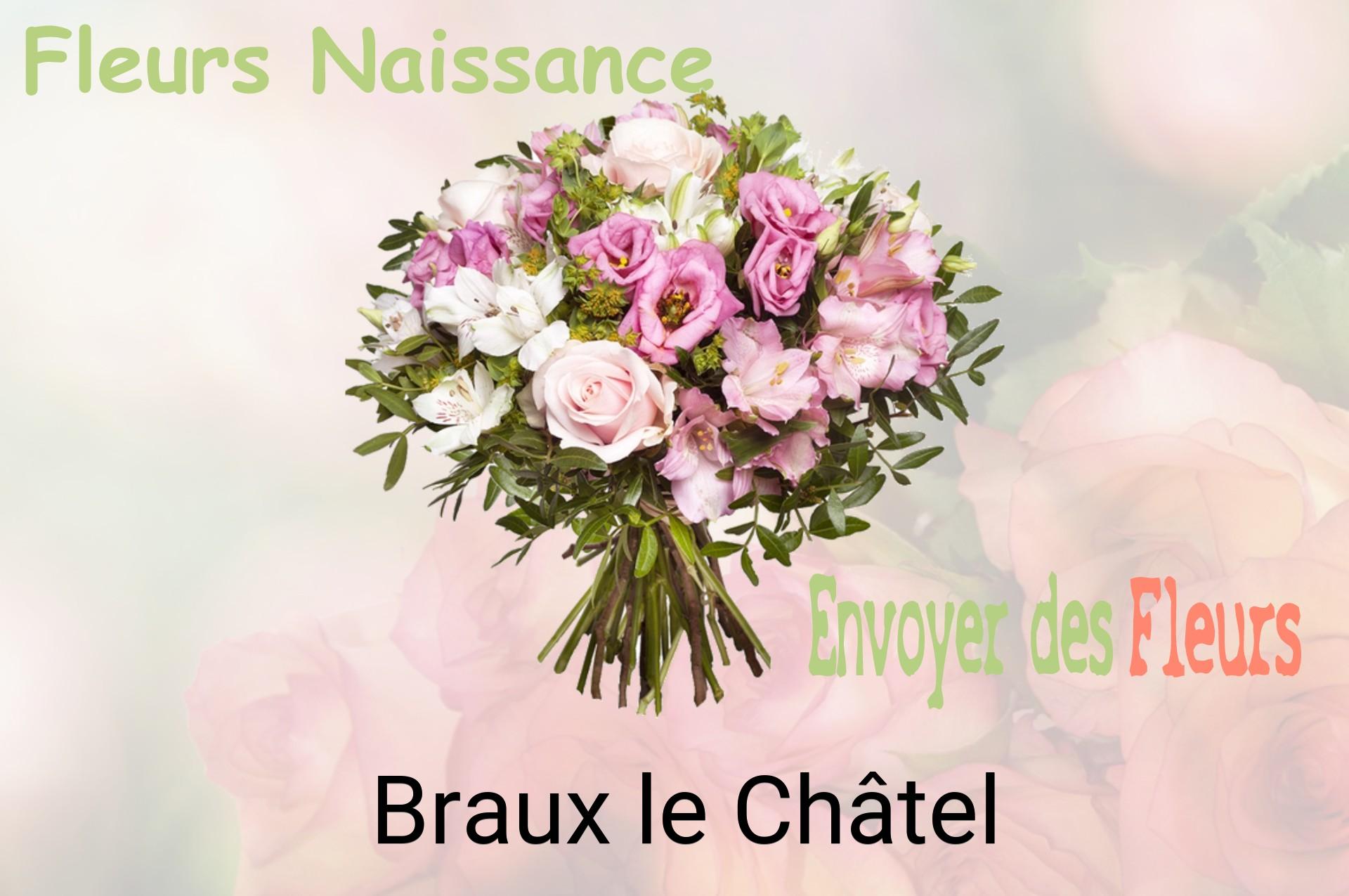 Bouquet de fleurs de naissance livré à Braux-le-Châtel