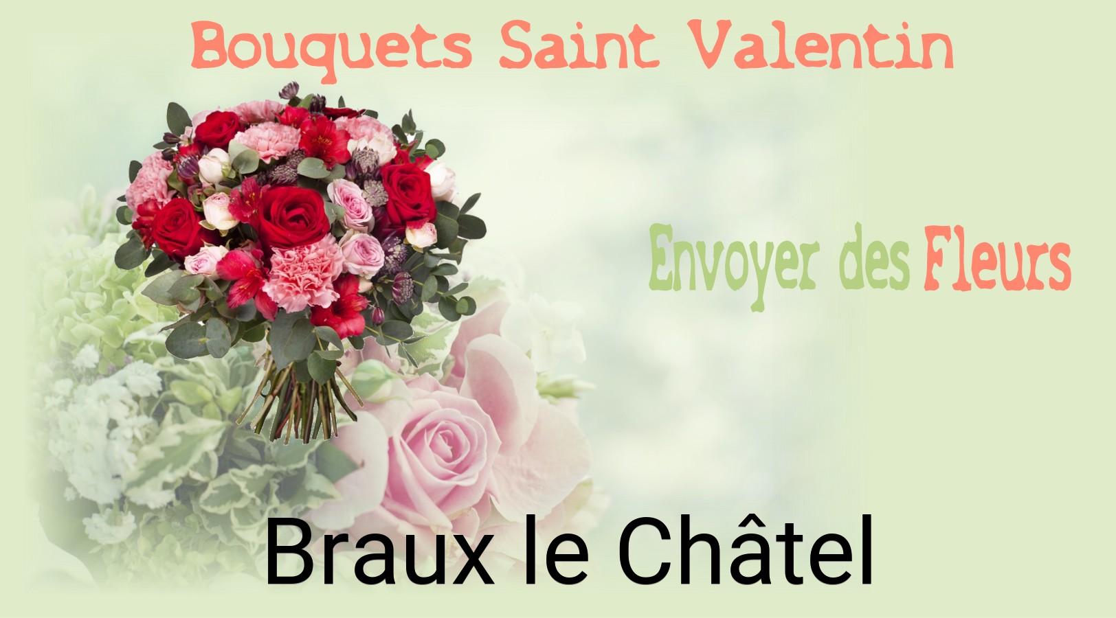 Roses de Saint-Valentin livrées à Braux-le-Châtel